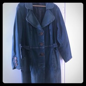 Woman’s denim coat